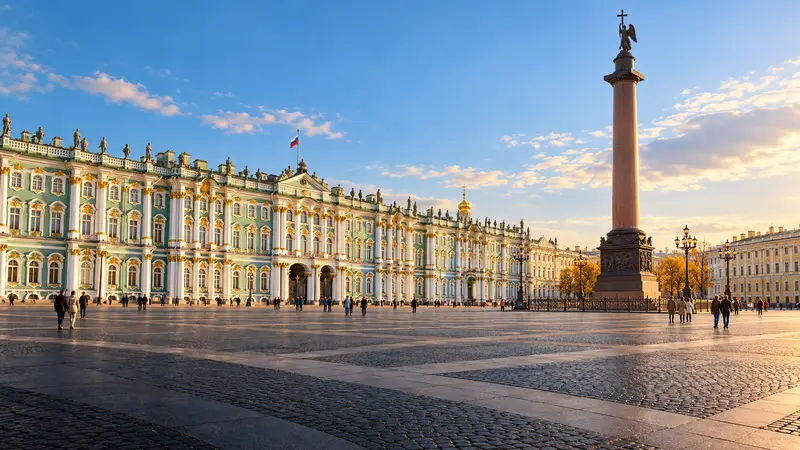 Дворцовая площадь Петербурга — тематическая иллюстрация ИИ